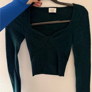 Wilfred Deep Green Knit Long Sleeve